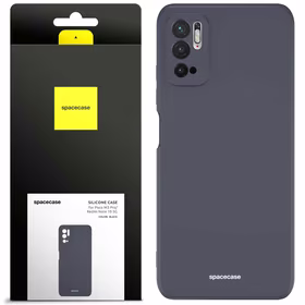 Spacecase silikoninis dėklas Poco M3 Pro/ Note 10 5G juodas