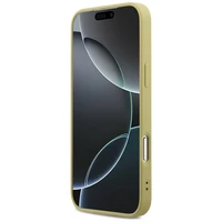 Guess Fiksuotas Blizgus Didelis 4G dėklas telefonui iPhone 17 Pro Max - auksinė