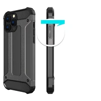 Hybrid Armor dėklas iPhone 14 Pro šarvuotas hibridinis dėklas juodas