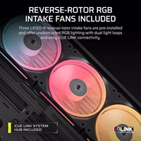 Corsair 4500X LX-R RGB Tempered Glass Mid-Tower, Black „Midi Tower“ Juoda