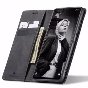Spacecase piniginės dėklas Redmi Note 11/11s juodas