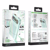 Acefast išorinė baterija 10000mAh Sparkling Series greitas įkrovimas 30W žalia (M1)