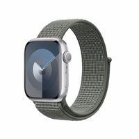 Crong Nylon - sporto Band Apple Watch 44/45/46/49 mm (Military žalias)
