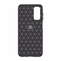 Lankstus anglies rašto dėklas Samsung Galaxy M14 telefonui Carbon Case - juodas