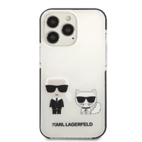 Karl Lagerfeld KLHCP13XTPEKCW Dėklas telefonui iPhone 13 Pro Max 6.7" - baltas (m) Karl&Choupette