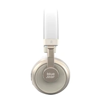 Belaidės ant ausų ausinės Blue Star BH02 baltos