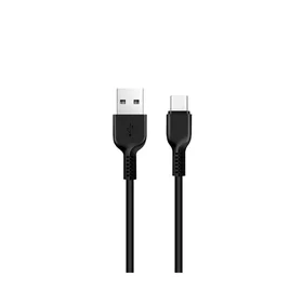 Kabelis USB A į USB C Hoco 2,4A 1 m X20 juodas