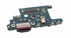 Lanksčioji jungtis Samsung G985/G986 S20 Plus su įkrovimo kontaktu, mikrofonu originali (service pack)