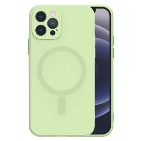 TEL PROTECT Magnetinis silikoninis dėklas Iphone 11 Pro mėtų spalvos