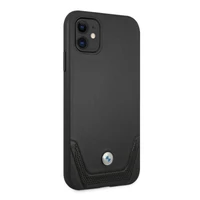 BMW odinis perforuotas dėklas iPhone 11 / Xr - juodas