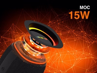 Tracer XtremeBeat TWS Nešiojama Bluetooth kolonėlė Juoda 15 W