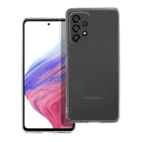 Dėklas telefonui 2 mm skaidrus skirtas SAMSUNG A53 5G (kameros apsauga)