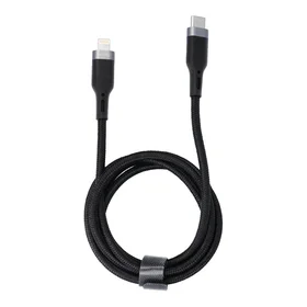 WiWU - Platinum serijos duomenų kabelis Wi-C013 USB C į Lightning 30W 1,2m - juodas