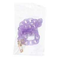 PANAMA Kaklo dirželis telefonui, su pakabuku / ilgio 40 cm (kilpoje 20 cm) / ant riešo - violetinis