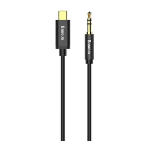 Baseus garso kabelis Yiven M01 USB-C - jack 3,5 mm 1,2 m juodas