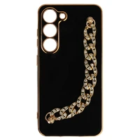 Dėklas telefonui Samsung Galaxy S23 dizainas 4 juodas