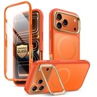 Supcase IBLSN Ares Flip MagSafe dėklas iPhone 17 Pro Max oranžinis