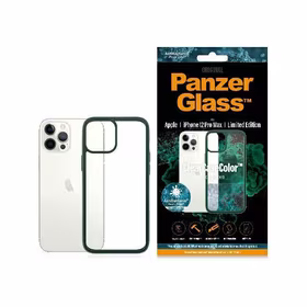 PanzerGlass ClearCase dėklas telefonui iPhone 12 Pro Max – permatomas ir žalias