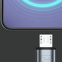 3mk Hyper Cable N-SERIES USB-A / MicroUSB 1m 5V/2.4A 12W laidas - juodas