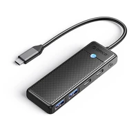 Hub USB-C Orico PAPW2AC-C3 prijungimo stotelė 2x USB-A 3.0 + 2x USB-C 3.0 - juoda