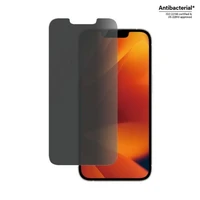 PanzerGlass Classic Fit privatumo antibakterinis stiklas iPhone 14/13 Pro/13