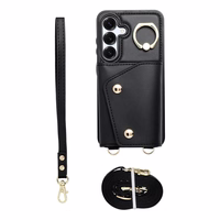 Piniginis dėklas WONDER Samsung A15 5G juodas