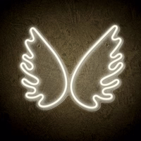 Neon PLEXI LED WINGS baltas FPNE09X Forever Light