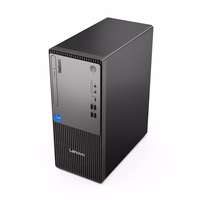 Lenovo ThinkCentre neo 50t Intel® Core™ i3 i3-14100 8 GB DDR5-SDRAM 512 GB SSD Windows 11 Pro Tower PC Juoda, Pilka