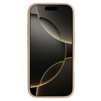 Magnetinis plonas silikoninis dėklas telefonui Iphone 17 Pro Max rudas