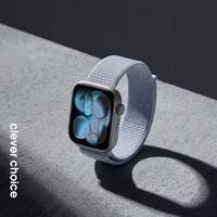 Crong Nylon - Sport Band for Apple Watch 38/40/41/42 mm (Cool mėlynas)