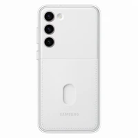 Samsung rėmelio dėklas telefonui Samsung Galaxy S23+ su keičiamomis nugarėlėmis baltas (EF-MS916CWEGWW)