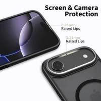 Tech-Protect MagEdge Magnetinis dėklas telefonui iPhone 17 Air - matinė juoda