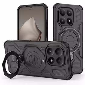 Tech-Protect TacticStand MagSafe deklas, skirtas Xiaomi 15T - Juodas