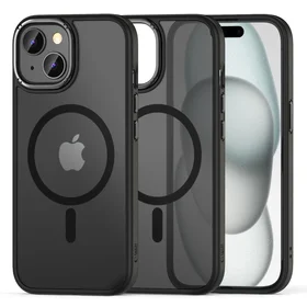 Tech-Protect MagMat 2 Magnetinis dėklas telefonui iPhone 15 - matinis juodas