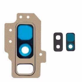 Samsung G965 S9 Plus kameros stikliukas auksinis HQ