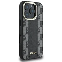 DKNY Languotas raštas magnetinis iPhone 16 Pro dėklas - juodas
