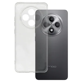 Itin plonas 1mm dėklas telefonui Oppo Reno 12F 5G permatomas