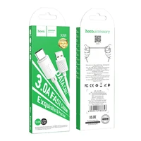 Kabelis USB-A į USB-C Hoco 3A 1 m X88 baltas