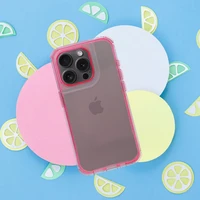 MATRIX skaidrus dėklas telefonui IPHONE 7 / 8 / SE 2020 / SE 2022 pudrinės rožinės spalvos