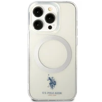 US Polo USHMP15XUCIT iPhone 15 Pro Max 6.7" skaidrus dėklas telefonui MagSafe kolekcija