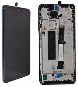 Ekranas Xiaomi Mi 10T Lite 5G su lietimui jautriu stikliuku ir rėmeliu Pearl Grey/Tarnish originalus (used Grade B)