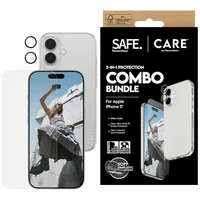 CARE by PanzerGlass madingas rinkinys 3in1 dėklas + stiklas + lęšis iPhone 17