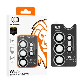 Grūdintas stiklas Tel Protect Titanium objektyvo 99% AR Aramid serija kamerai Samsung Galaxy S25 Ultra (5 vnt.)