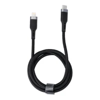 WiWU - Platinum serijos duomenų kabelis Wi-C013 USB C į Lightning 30W 1,2m - juodas