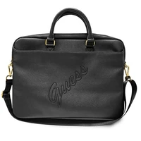 Guess Saffiano Script rankinė 16" nešiojamam kompiuteriui - juoda