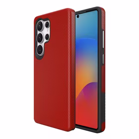 Dėklas Perfectionists Triangle Case Samsung S938 S25 Ultra raudonas