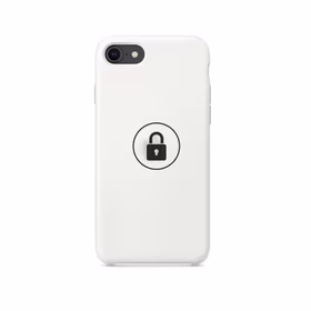 Dėklas "Silicone Case" skirtas iPhone SE 2020 / White / su įpakavimu