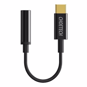 Adapteris CHOETECH USB Type-C (M) - ausinių jungtis 3.5mm (F)