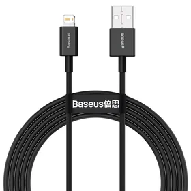 Baseus kabelis Superior USB - Lightning 2,0 m 2,4A juodas