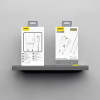 Dudao A27TCEU PD 30W GaN USB-A USB-C Wall Įkroviklis with USB-C Laidas - Baltas